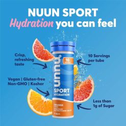 Nuun Sport Electrolyte Tablets Citrus Berry 4-Tube Pack