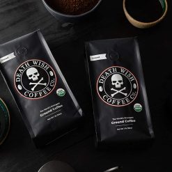Death Wish Coffee Ground Coffee Dark Roast 16oz
