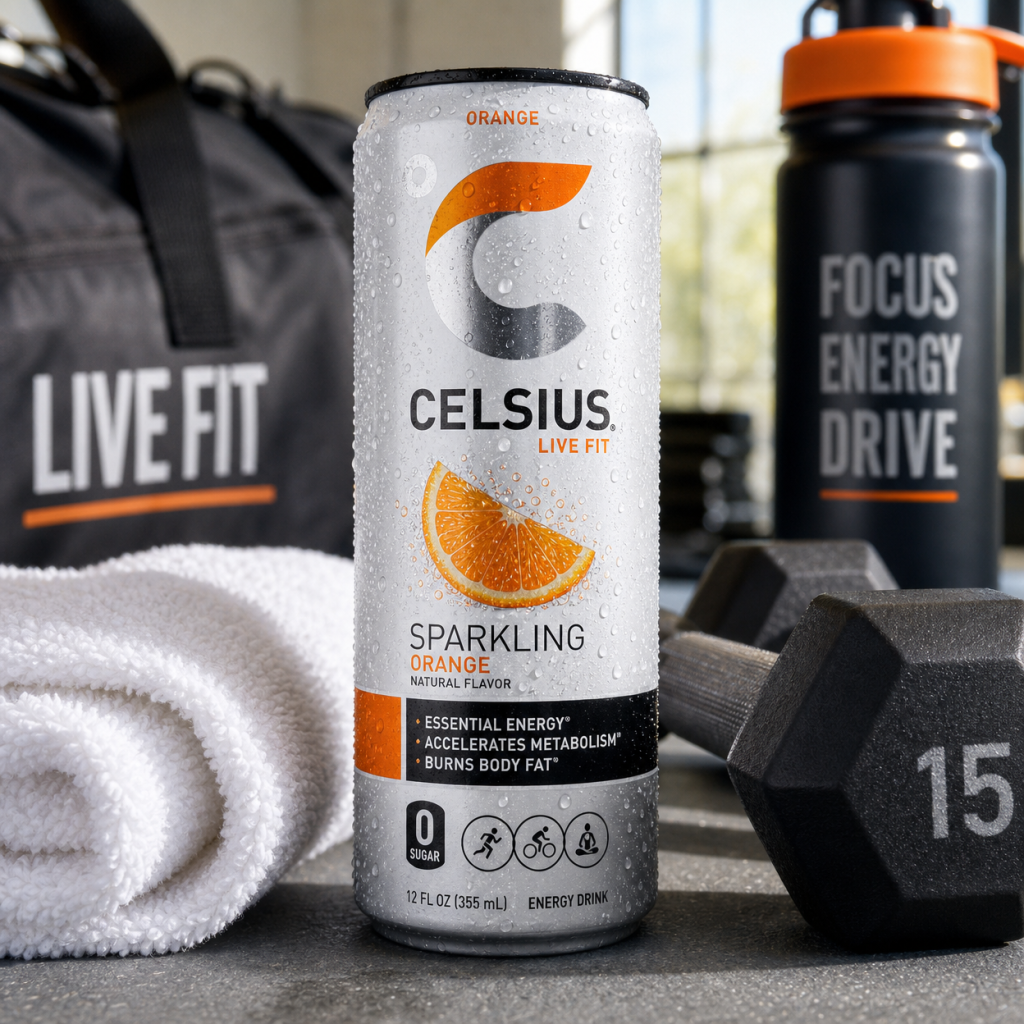 Celsius Sparkling Orange Energy Drink